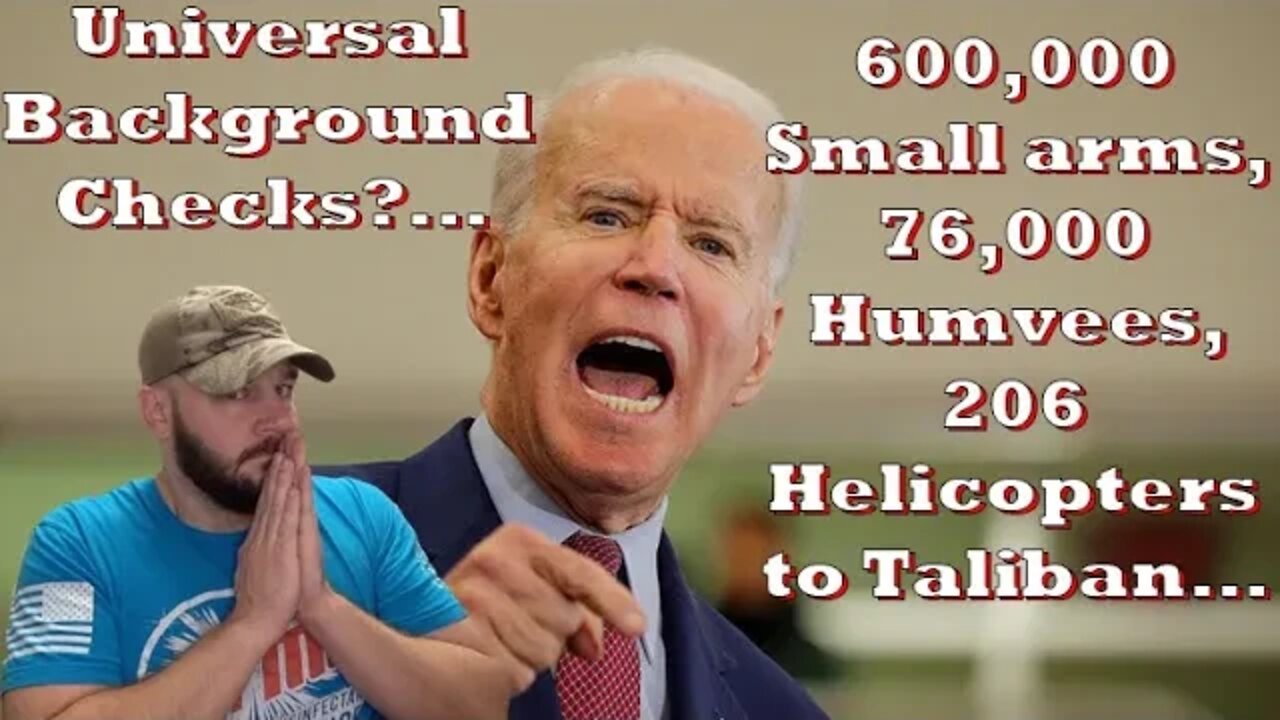 Anti-Gun trafficking Biden just armed the Taliban to the teeth... 600,000 "weapons of war"...