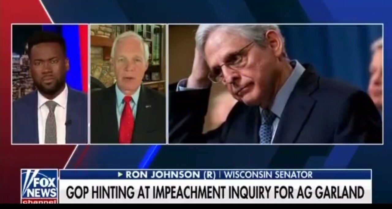 Sen Ron Johnson: Impeach Mayorkas, Blinken, Garland