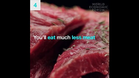 This video explains why the WEF wants humanity to eat less meat as one of its goals.