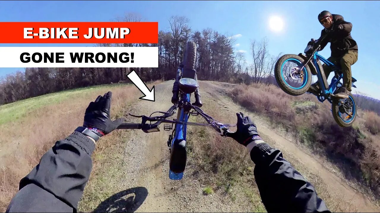 ** I TRIED JUMPING MY E-BIKE ** - Ariel Rider X-Class