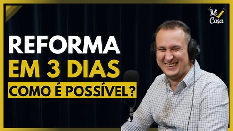 Bruno Moraes revela COMO É POSSÍVEL REFORMAR em 3 dias no Programa da Eliana 😱 | Cortes do Mi Casa