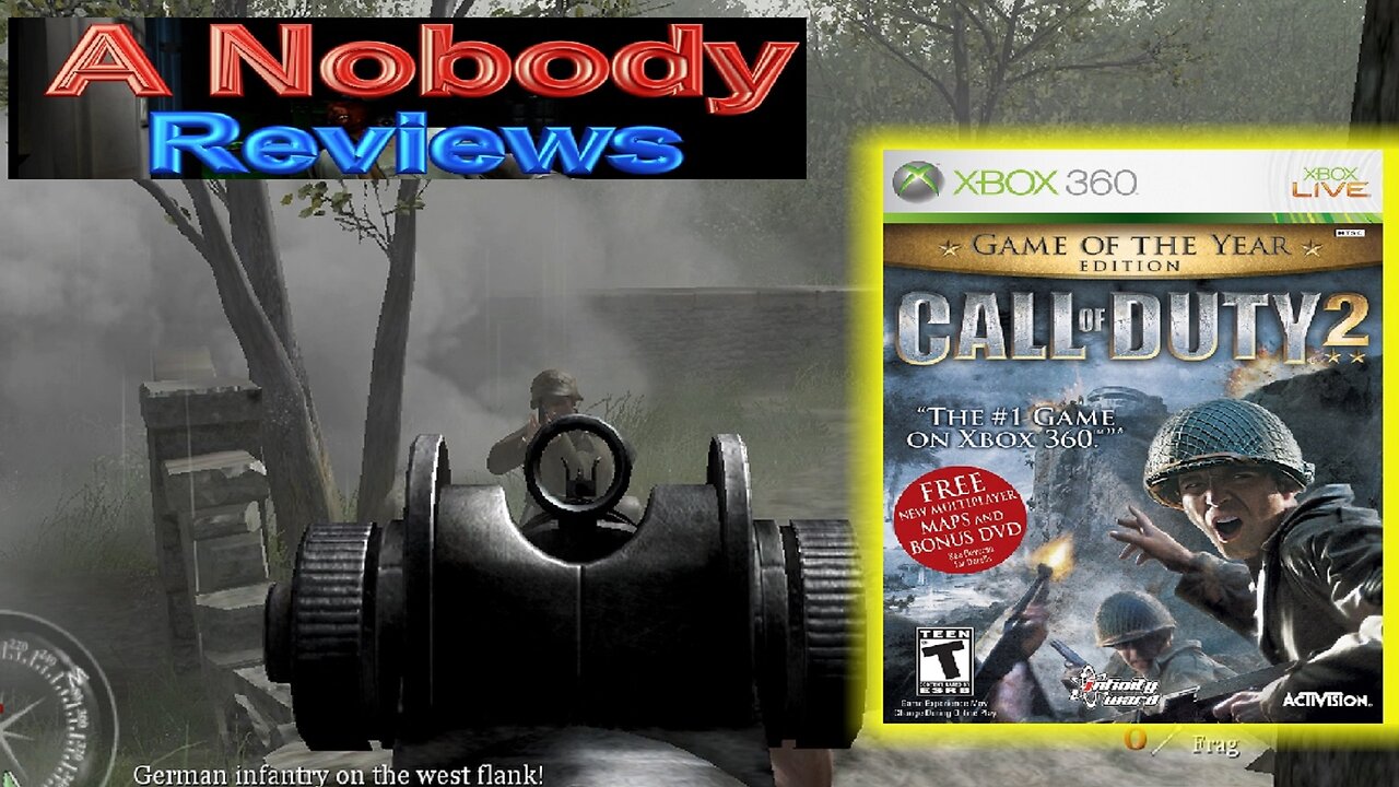 Call of Duty 2 on the Xbox 360- A Review From A Nobody | Single Player Review | Retro Gaming |