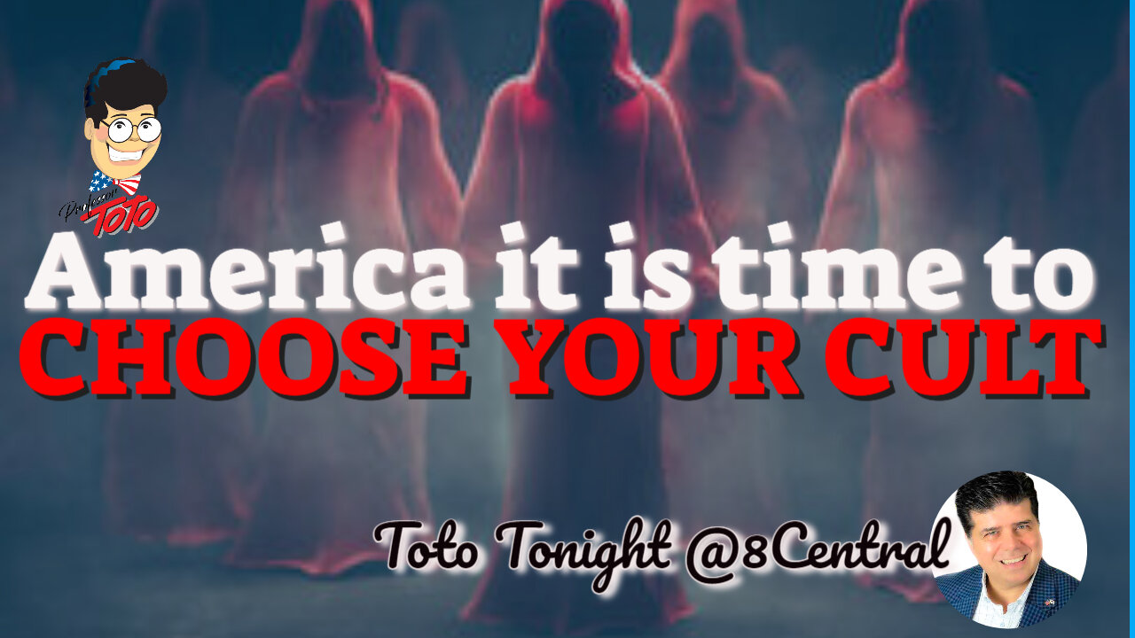 Toto Tonight LIVE @8Central "America, It Is Time To Choose Your Cult"