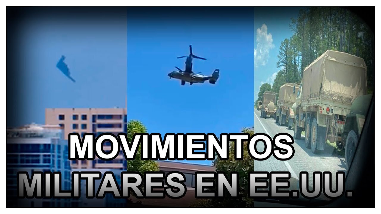 QUALCOSA DI STRANO STA ACCADENDO IN AMERICA..L'AMERICA STA MUOVENDO TRUPPE E VEICOLI MILITARI SENZA NESSUN APPARENTE MOTIVO DI PERICOLO..SI AVVICINA LA TERZA GUERRA MONDIALE E IL CONFLITTO PROGRAMMATO CON LA CINA?