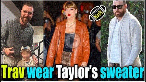 So Sweet! Travis Kelce wears a Taylor Swift’s sweater while traveling around LA