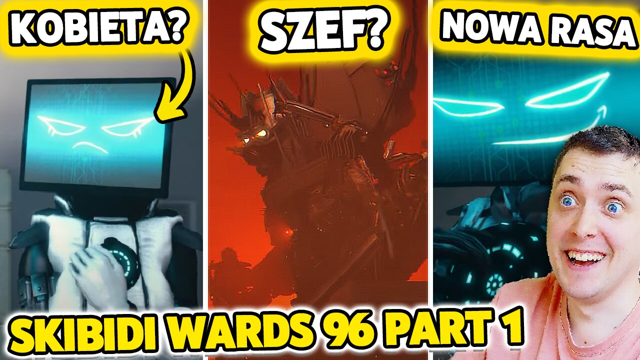 NOWA RASA! LUDZIE KOMPUTERY! JUŻ JEST! SKIBIDI WARS 96 PART 1