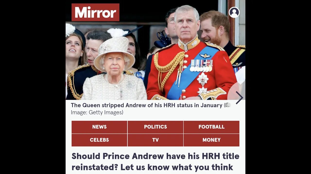 37 Is the HRH a birthright?