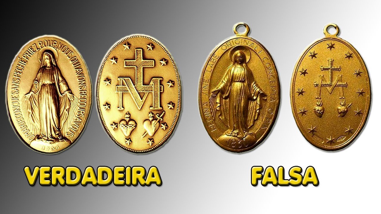 A falsa medalha milagrosa de Nossa Senhora