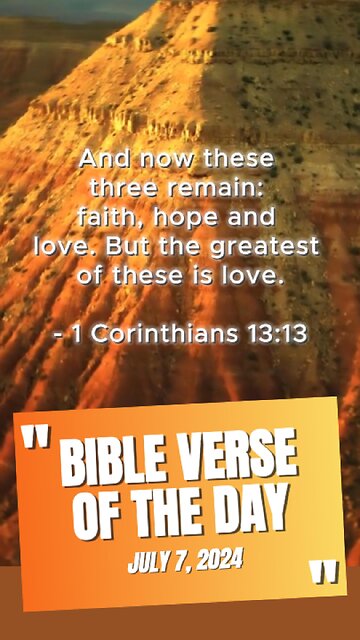 Bible Verse of the Day: July 7, 2024