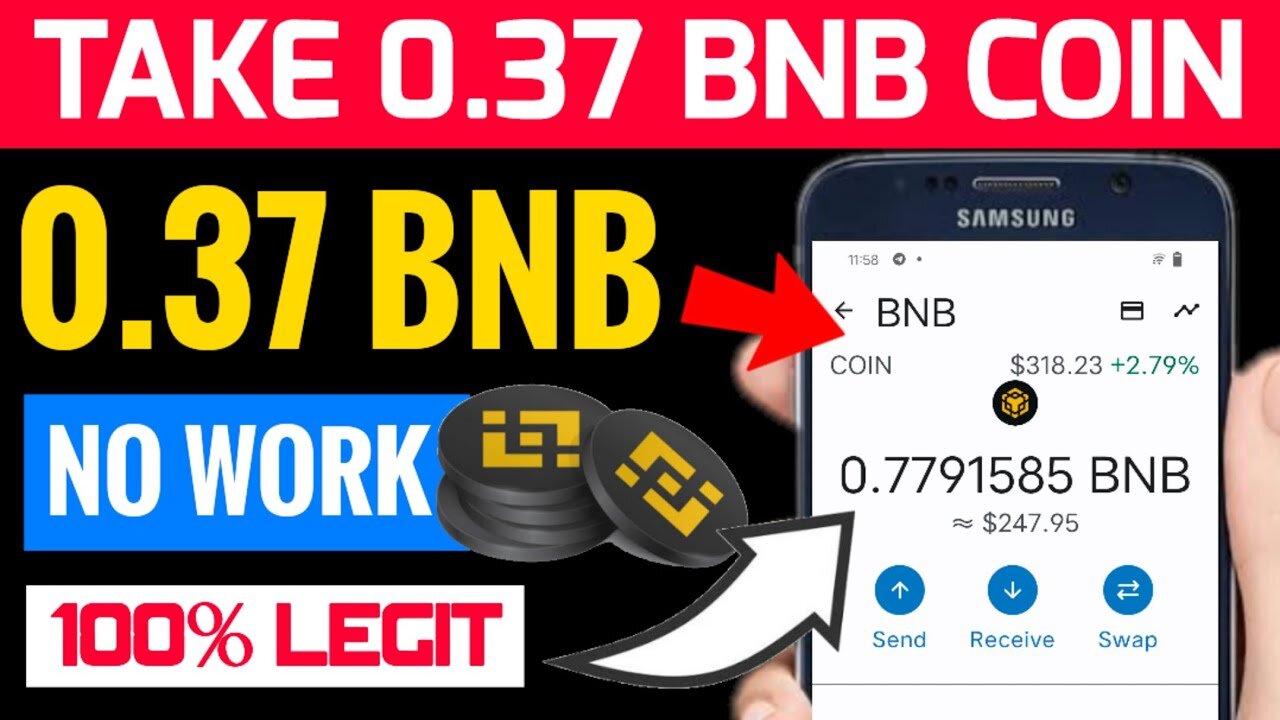 TAKE 0.37 BNB Each Day From This Miner ~ no limit (with payment proof)