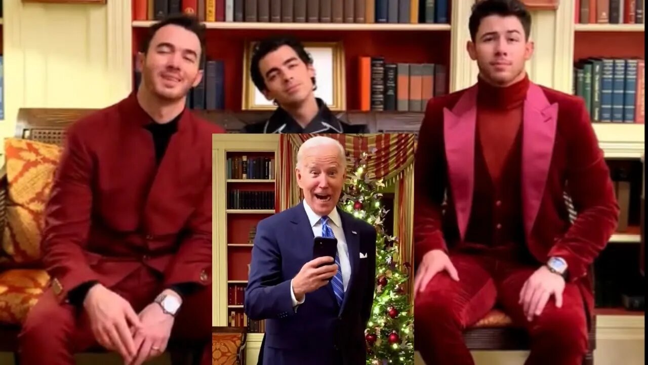 WATCH: Biden Shoots Weird TikTok vaccine Video with Jonas Brothers "BYRON"