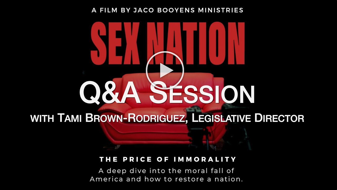 Sex Nation Film Q&A with Legislative Director, Tami Brown-Rodriguez