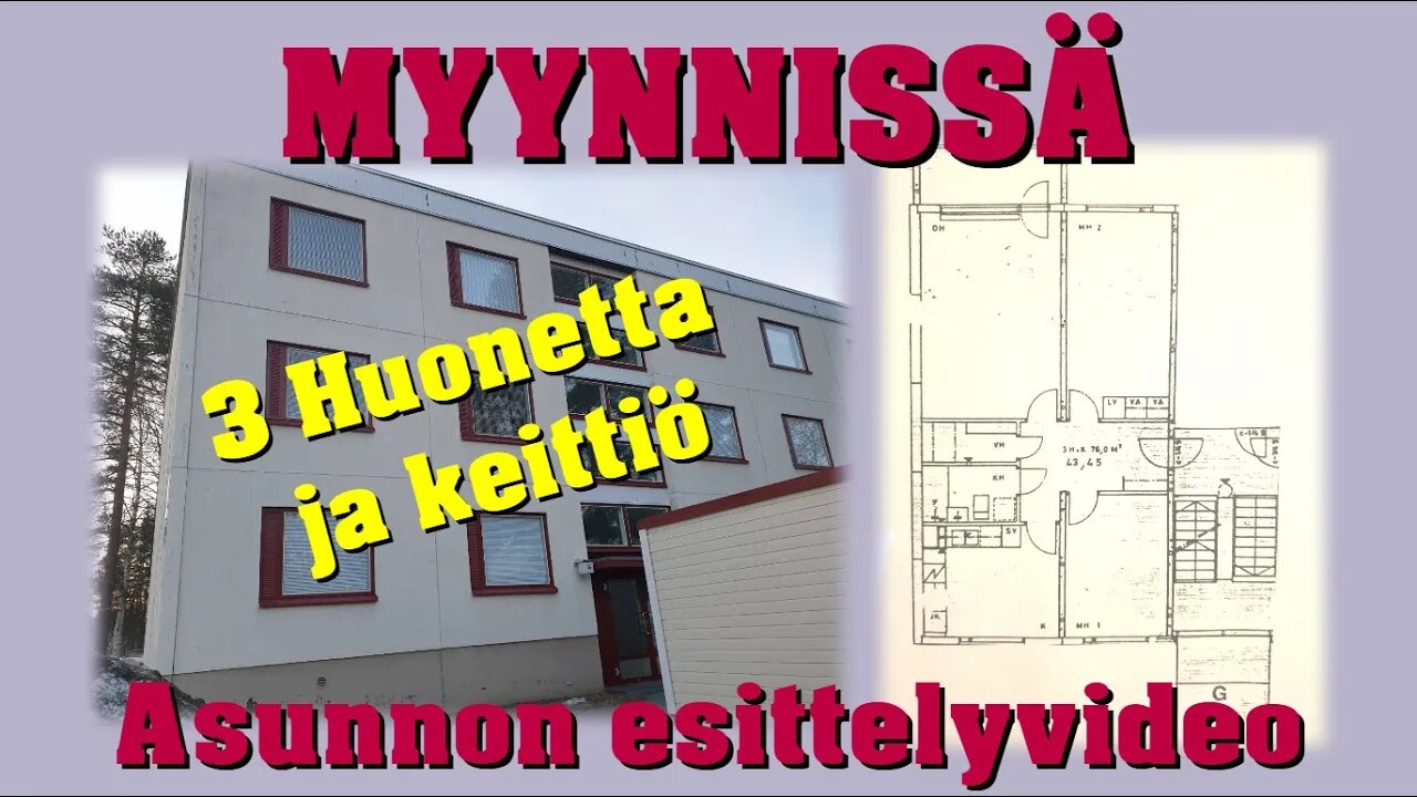 ** MYYNNISSÄ - Asunnon esittelyvideo **