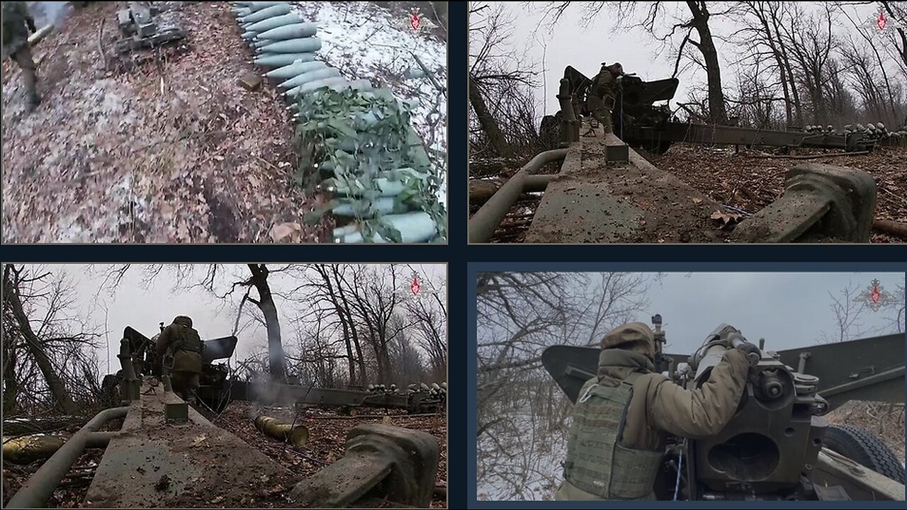 DENAZIFIED - Giatsint-B crews neutralise AFU positions, hardware and manpower