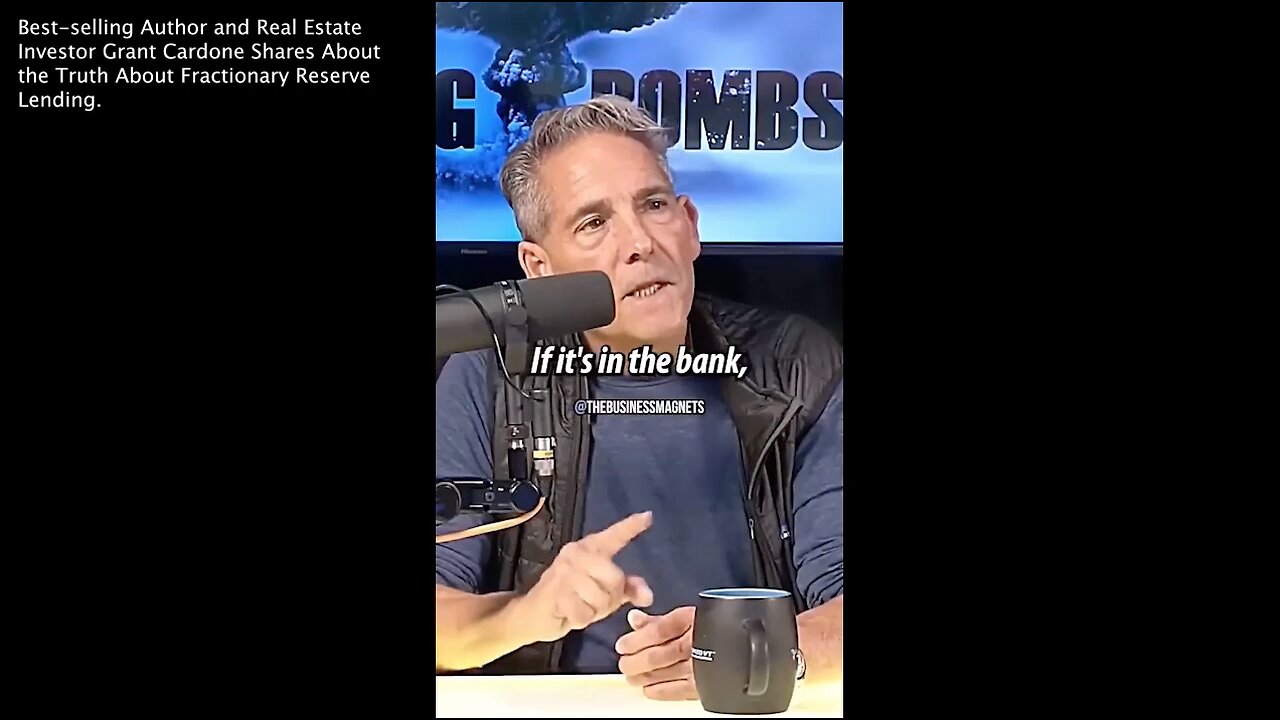 CBDCs | Grant Cardone "Banks Are Not Carrying Cash Because They Are Fractionalized Banking." + Catherine Austin Fitts Explains How Central Bank Digital Currencies Work.