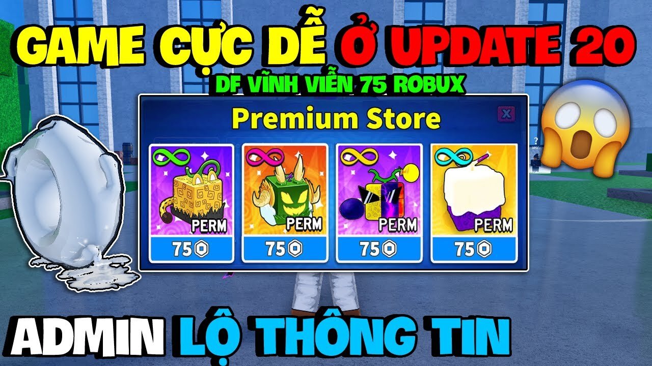 Roblox - Admin Âm Thầm THAY ĐỔI TOÀN BỘ Cơ Chế Game Blox Fruit | Blox Fruits