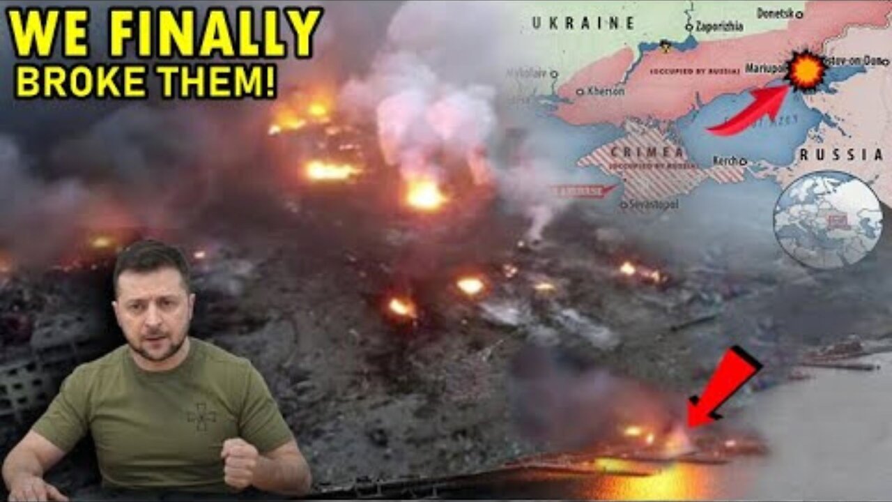 Massive Attack on Mariupol: Russian main supply link collapsed! Ukraine runs road to victory!