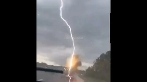 lightning strike moment