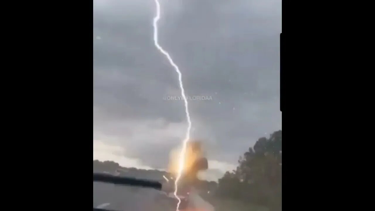 lightning strike moment