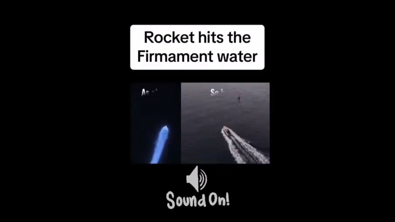 Rocket hits the firmament.