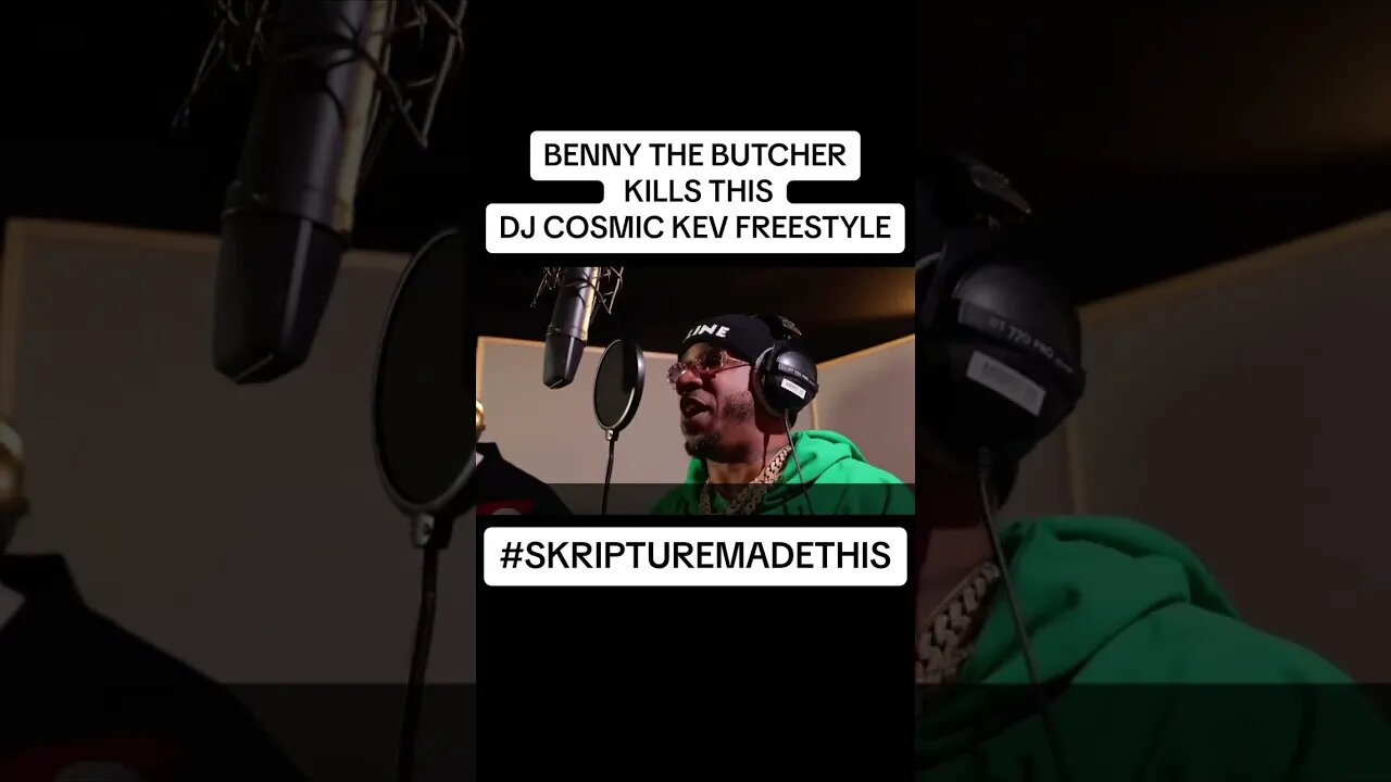 REMIX: BENNY THE BUTCHER Freestyling on DJ COSMIC KEV's SHOW