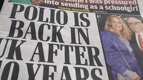 UK l Mark Steele: POLIO BACK AFTER 40 YEARS REALLY?