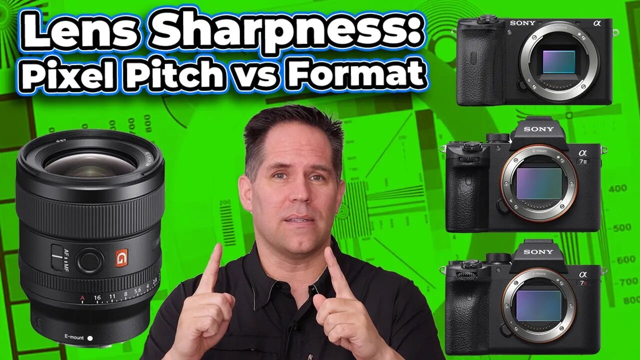 Lens Sharpness: Pixel Pitch vs Format