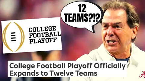 College Football Playoff Expands To 12 TEAMS?!? | Good Or Bad For College Football?