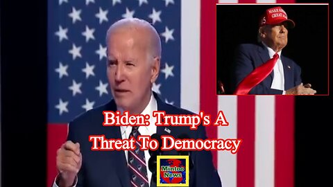 Biden: Trump's a threat to democracy