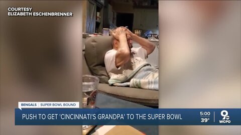 Push to get 'Cincinnati's grandpa' to Super Bowl