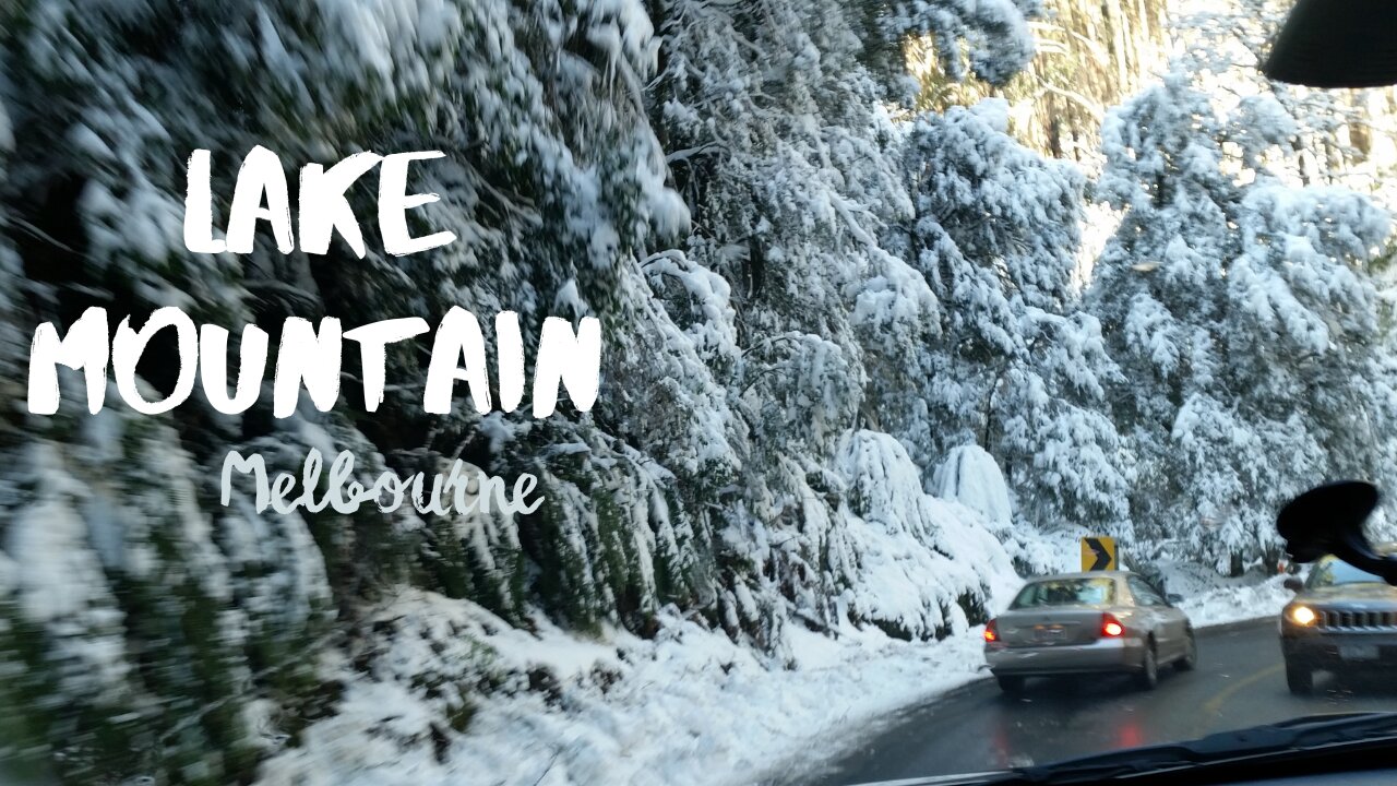 Drive to Lake Mountain Snow Melbourne Short Video Clip