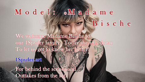 Interview Madame Bische to get to know before her try-on modeling session