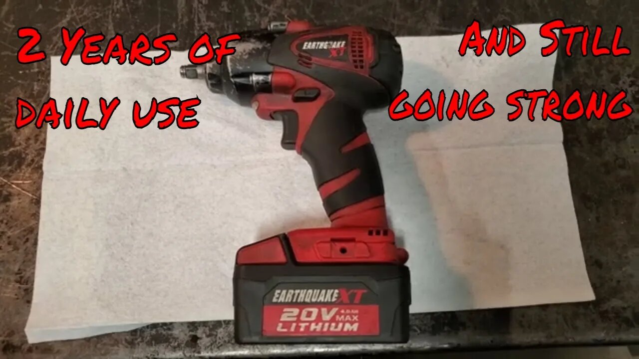 Harbor Freight EarthquakeXL3/8 impact 2 year review. #harborfreight #toolreview #Earthquake #impact