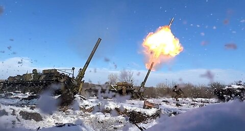 Tyulpan (“Tulip”) heavy mortars in action