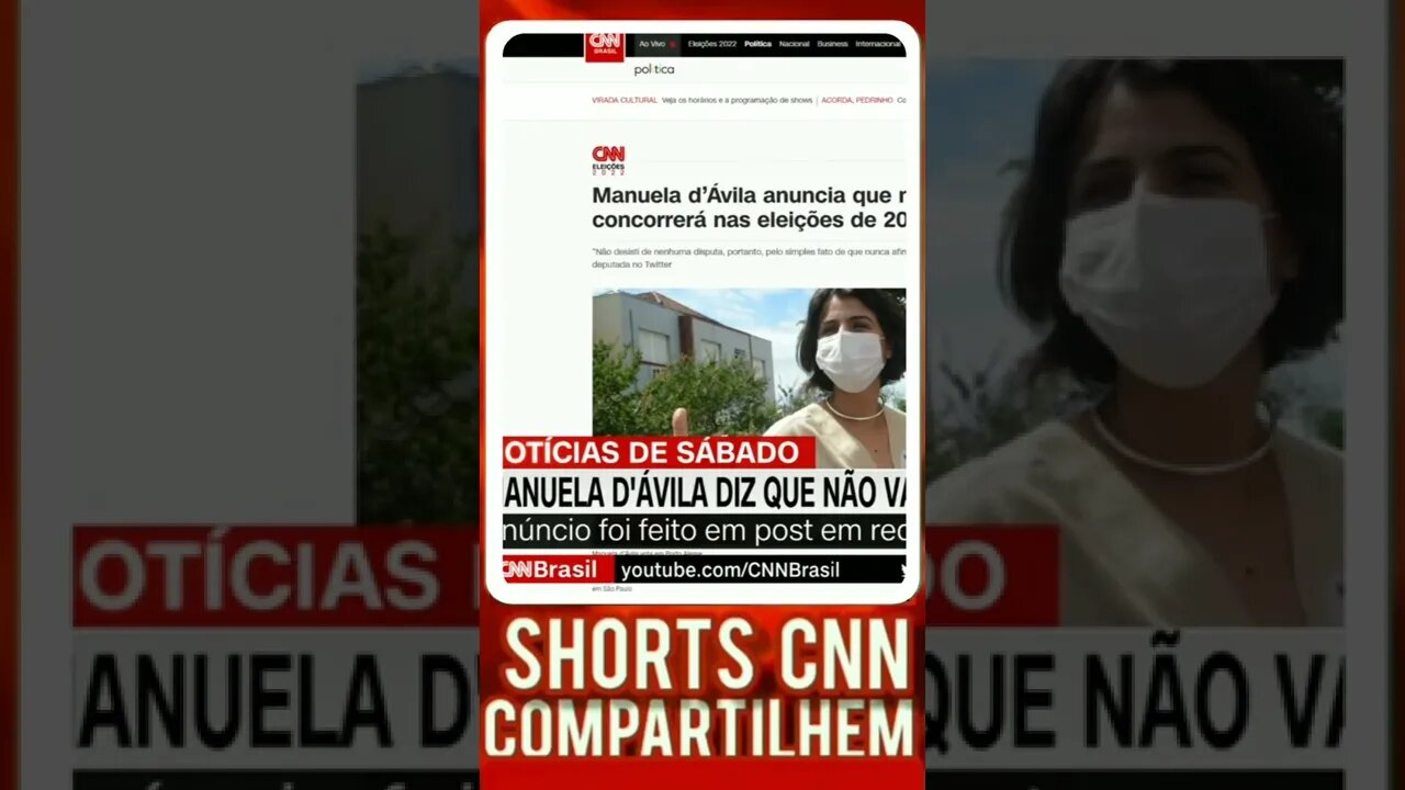 Manuela d’Ávila anuncia que não concorrerá nas eleições de 2022 | @shortscnn