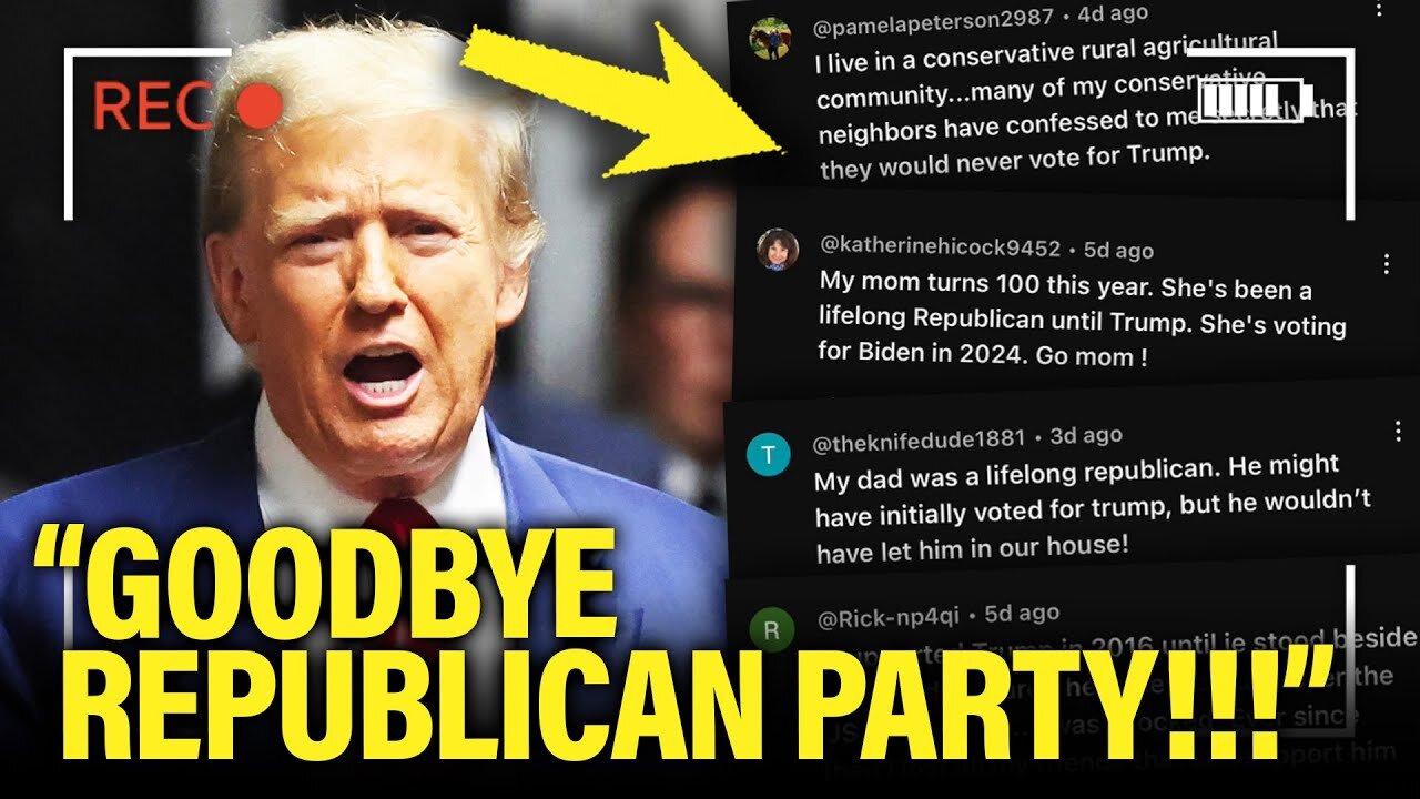 Trump Supporters QUIT ON HIM and LEAVE THE GOP