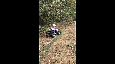 Grandson’s first ATV ride