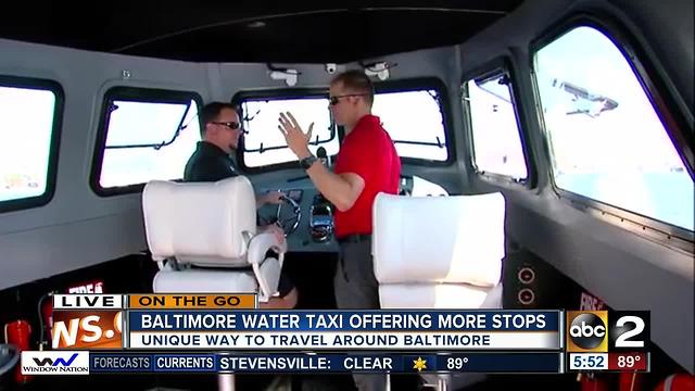 On the Go at the Baltimore Water Taxi