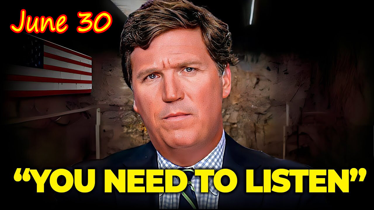 6 Minutes Ago: Tucker Carlson EXPOSED the WHOLE Damng Thing.