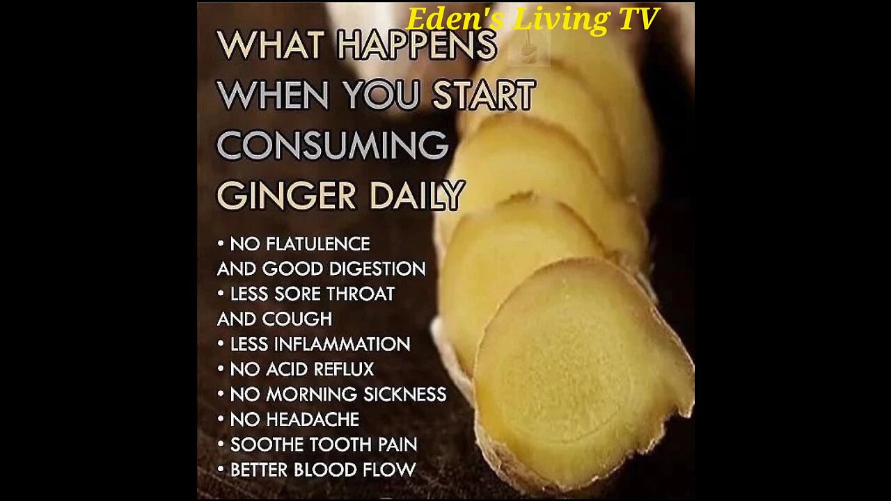 What happens when you consume GINGER daily