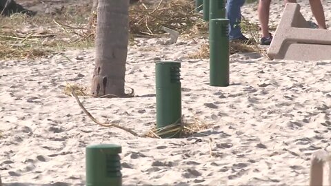 Aftermath of Hurricane Nicole on Singer Island