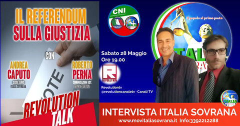 REVERENDUM GIUSTIZIA (INTERVISTA)