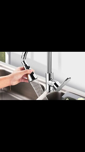 360° Kitchen Faucet Aerator 3 Mode Universal 360 Rotating Anti-Splash Faucet