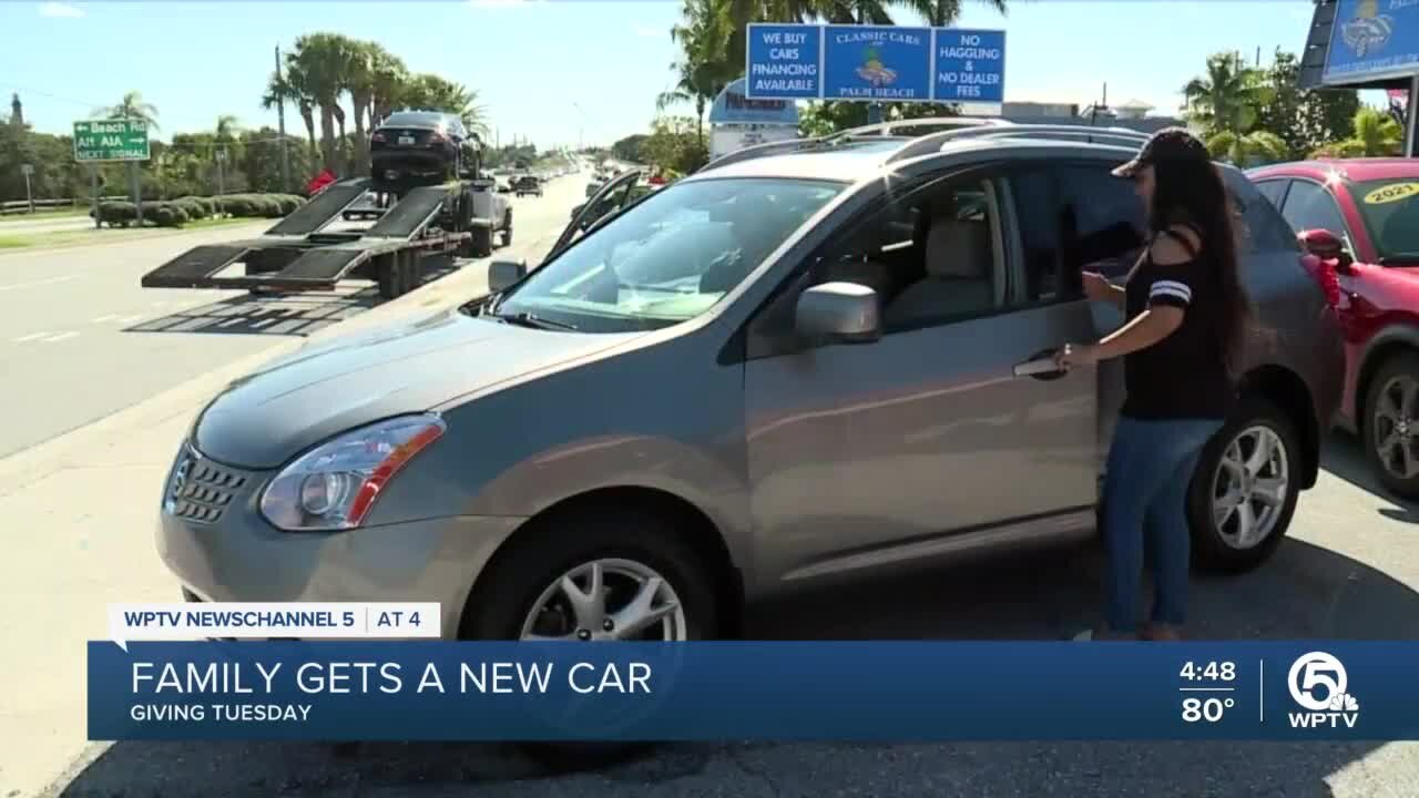Single mother in need receives SUV on GivingTuesday