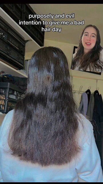 Hair cut Pt 2 #greenscreen #hairtrauma #layers #newdo #hairdone #hairsalon #brunette #latina