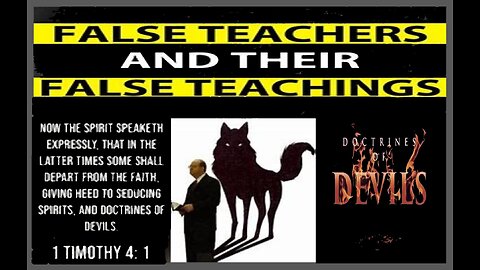 DECEIVING SPIRITS UNTO DOCTRINES OF DEVILS #142 LCM