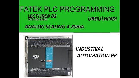 FATEK PLC ANALOG SCALING 4 - 20mA