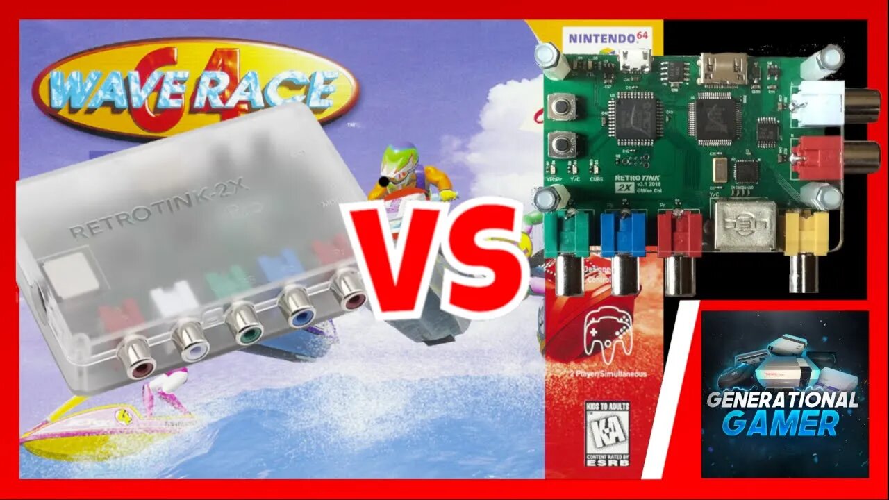 RetroTink 2x Classic Vs. Pro - The Titanic Fight (Featuring Wave Race 64)