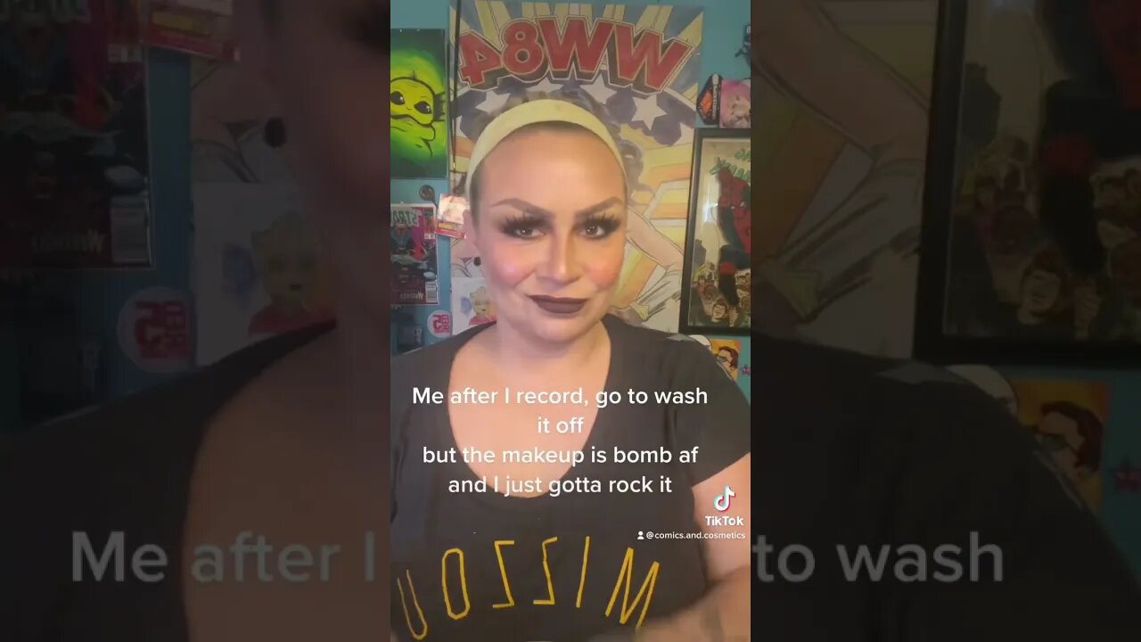 Sometimes, it’s just too good to wash off right away #mua #cosplay #slay #makeup #makeupartist