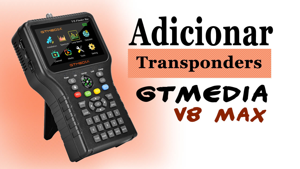 Inserindo informações de transponders no localizador GTmedia